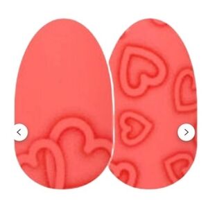 Color Street Heartthrob  Hearts Pink Nail Polish Strips Various Sizes